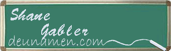 Shane Gabler Visitenkarte